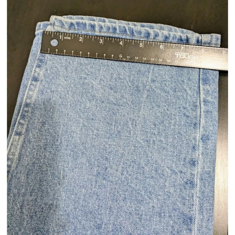 Wrangler Authentics Mens Straight Leg Jeans Blue Denim 40x30 Medium Wash